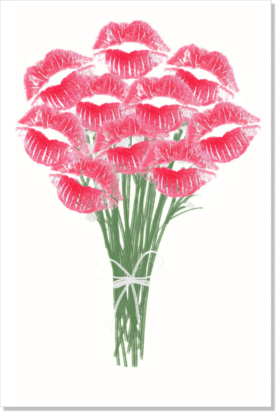 Bouquet of Kisses DIY rhinestone canvas kit