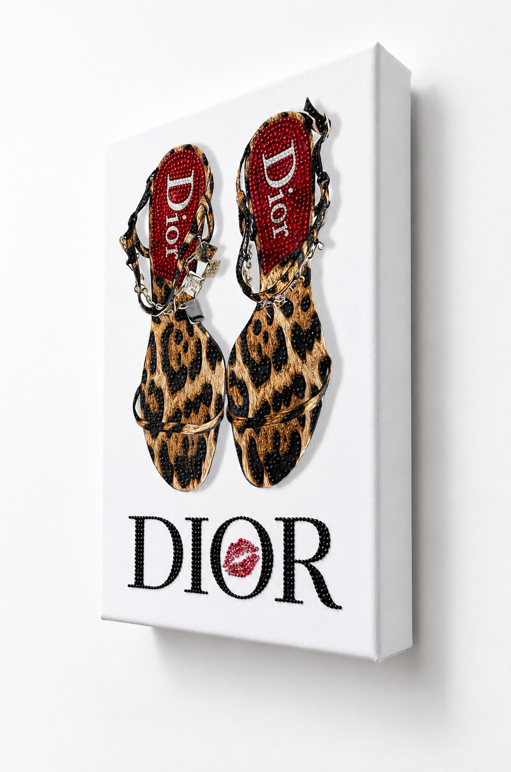 Dior Heels on wall